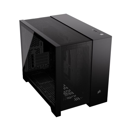 CORSAIR 2500D Airflow Tempered Glass Mid-Tower számítógépház fekete