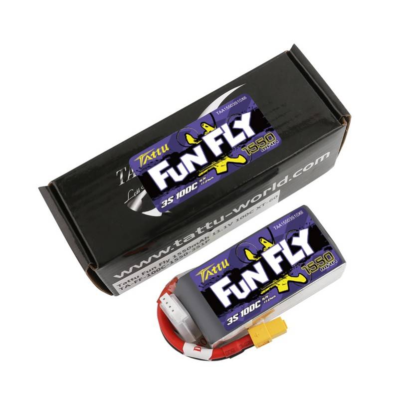 Tattu Funfly 1550mAh 11.1V 100C 3S1P akkumulátor Tattu Funfly 1550mAh 11.1V 100C 3S1P akkumulátor
