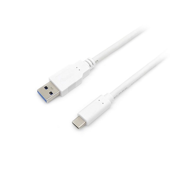Equip   128364  USB-C 3.2 Gen1 to USB-A  apa/apa  Átalakító Kábel Fehér  2m