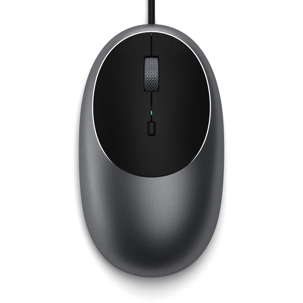 Satechi C1 egér USB-C csatlakozóval szürke-fekete Satechi C1 egér USB-C csatlakozóval szürke-fekete