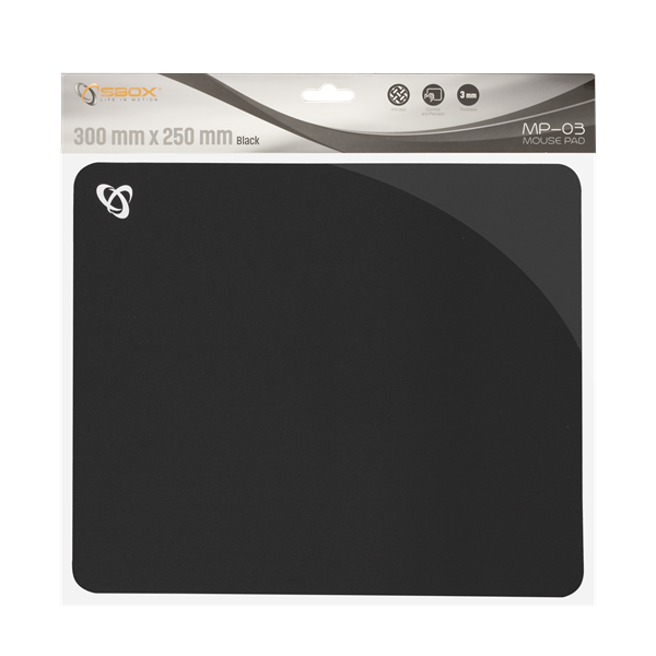 SBOX MP-03B Egérpad Fekete