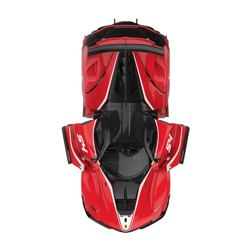RASTAR Ferrari 1:18 FXXK távirányítású RC autó önszereléshez (piros)