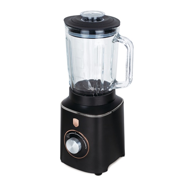 Berlinger Haus BH/9449N 1,5 L-es mércés edzett üvegkancsóval fekete- rose gold turmixgép Berlinger Haus BH/9449N 1,5 L-es mércés edzett üvegkancsóval fekete- rose gold turmixgép