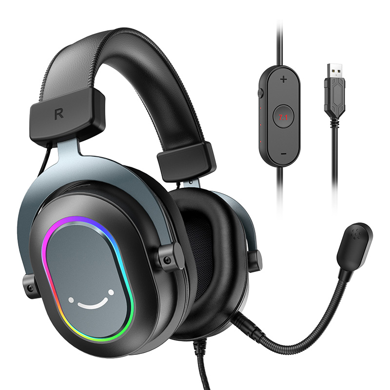Fifine H6 gaming fejhallgató Fekete