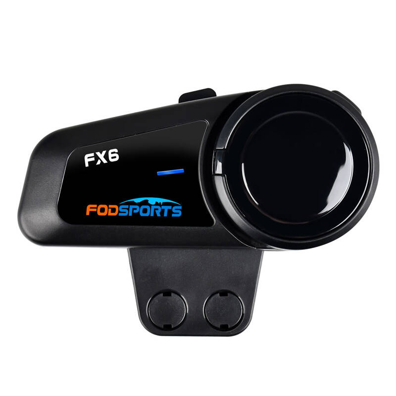 Fodsports FX6 motorkerékpár intercom két darabos csomag Fekete 