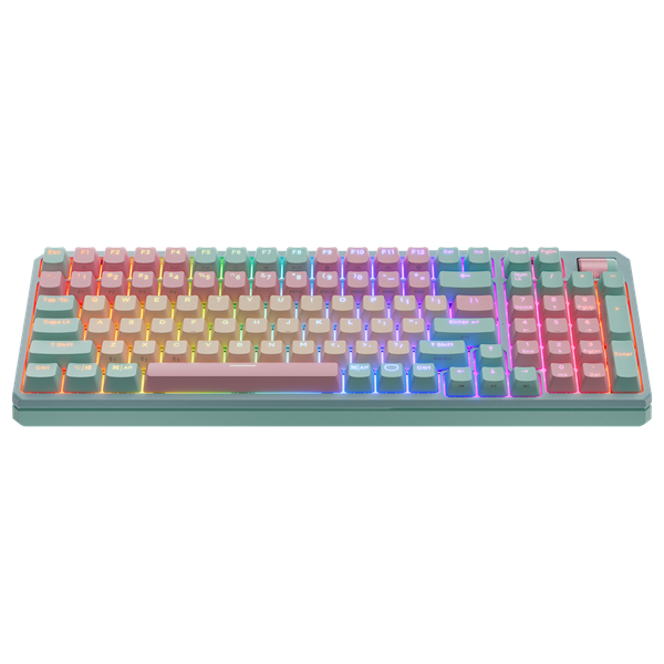COOLER MASTER  MK770 Mechanikus Gaming Red Switch Vezeték Nélküli Billentyűzet HU Makaron