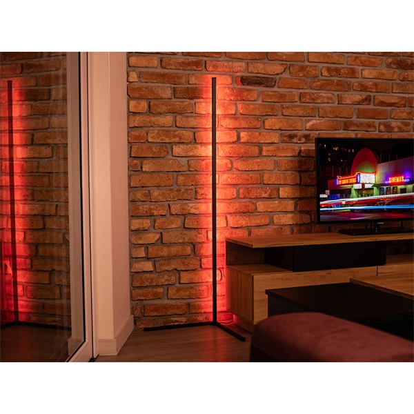 Tracer TRAOSW47253 Ambience Smart Corner 5 W 12 háttérvilágítási mód RGB világítás fekete gamer saroklámpa