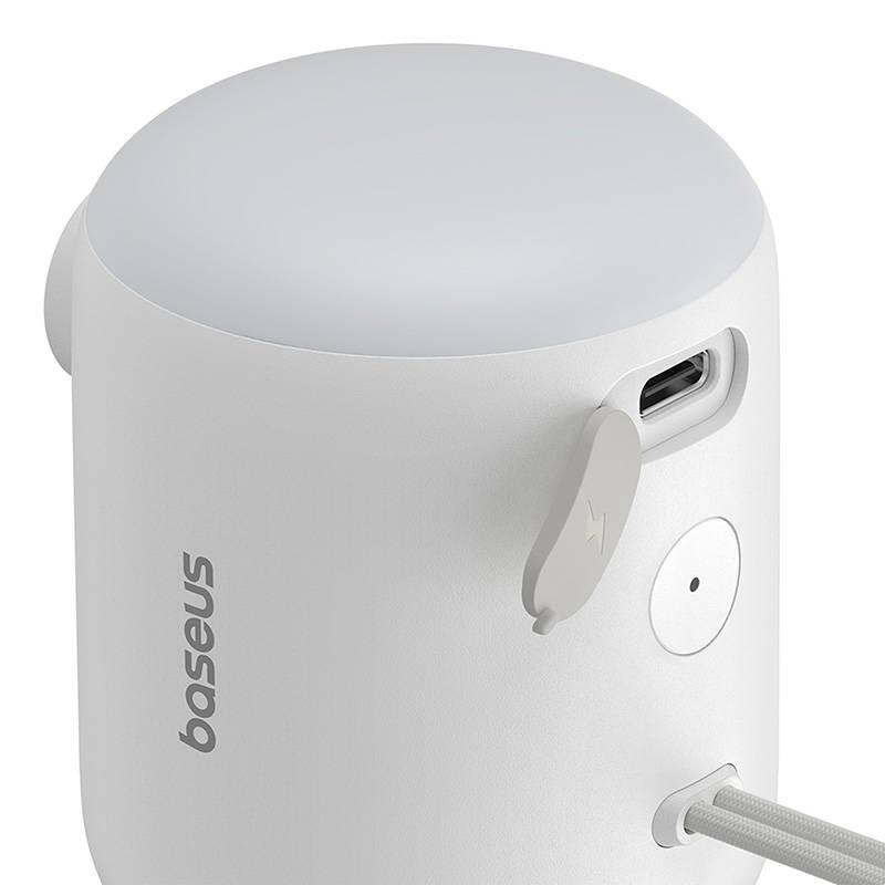 Baseus PocketGo hordozható pumpa Fehér Baseus PocketGo hordozható pumpa Fehér