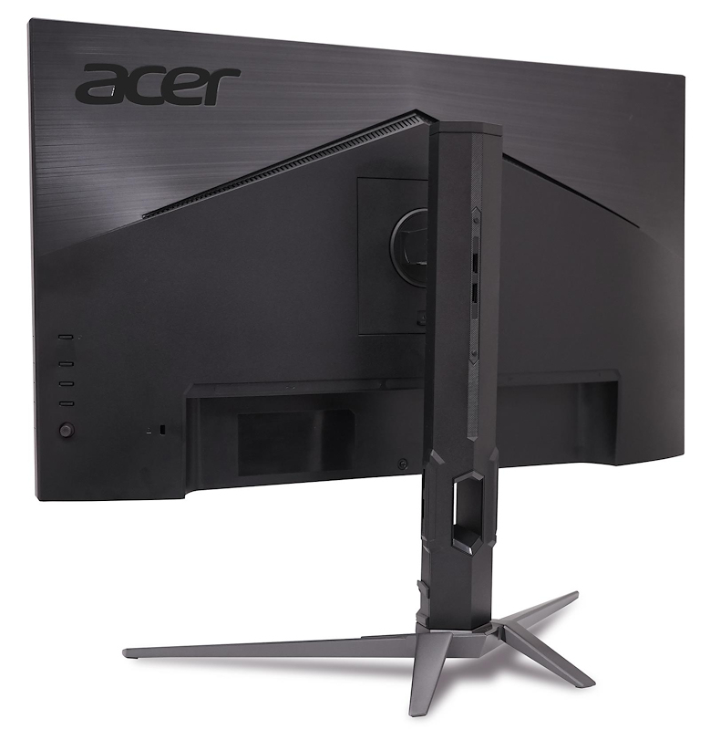 Acer 27" Predator XB273KV5bmiiprx Monitor - 3840x2160, 4K, LED, IPS, 160Hz, 1ms, Hangszóró, FreeSync, Pivot, Gamer, ZeroFrame, Fekete