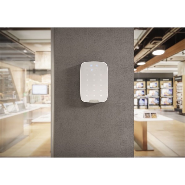 Ajax Keypad Plus WH fehér proxy olvasós vezetéknélküli kezelő Ajax Keypad Plus WH fehér proxy olvasós vezetéknélküli kezelő