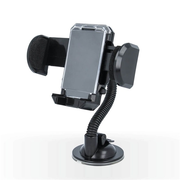 Setty TF-0054 univerzális műszerfalra/szélvédőre helyezhető autós telefontartó fekete