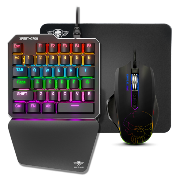 Spirit of Gamer XPERT GAMEBOARD G700 Mechanikus Billentyűzet/Egér/Egérpad Combo Spirit of Gamer XPERT GAMEBOARD G700 Mechanikus Billentyűzet/Egér/Egérpad Combo