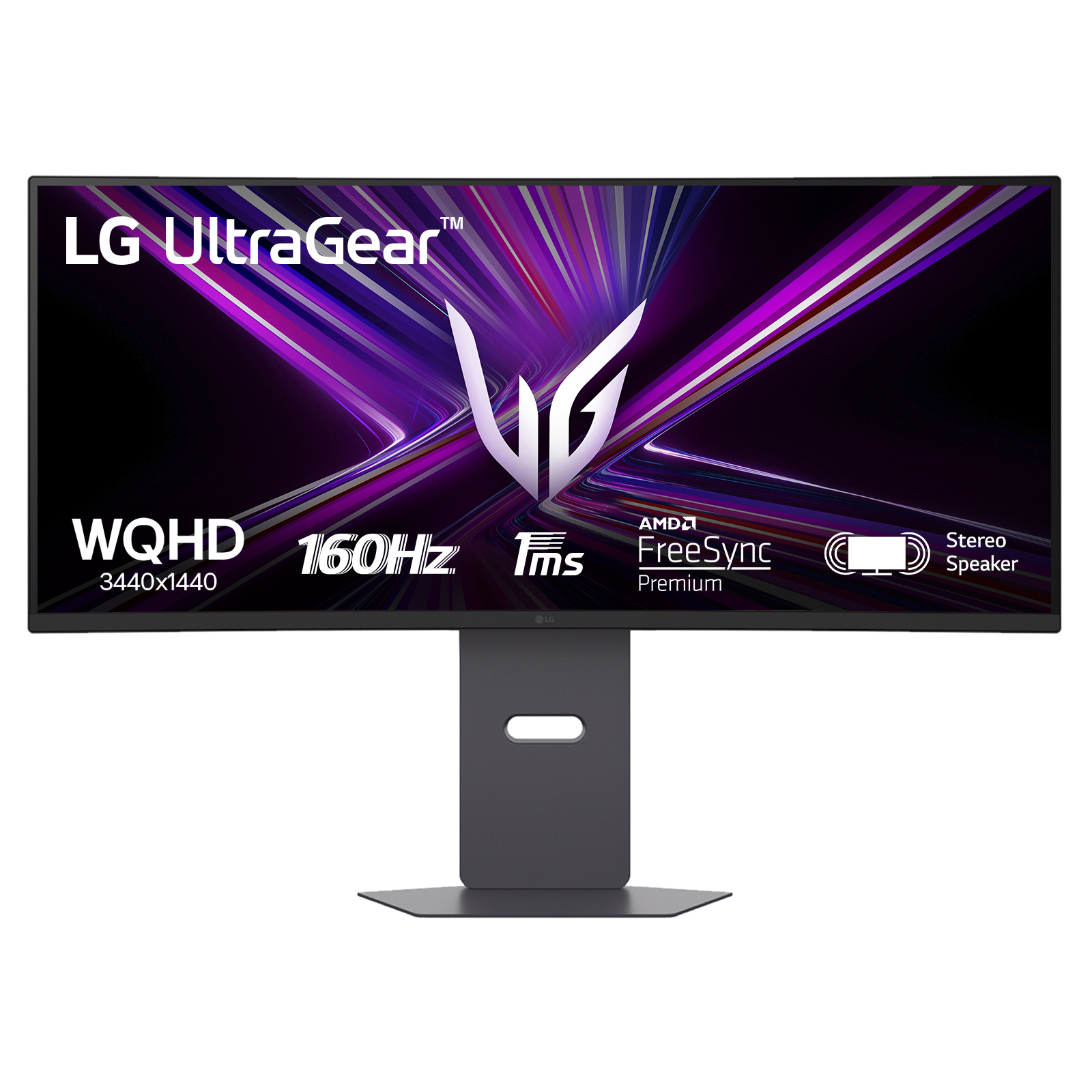 LG  34" 34G600A-B Monitor - 3440x1440, WQHD, LED, VA, 160Hz, 5ms, Ívelt, Hangszóró, FreeSync, Fekete