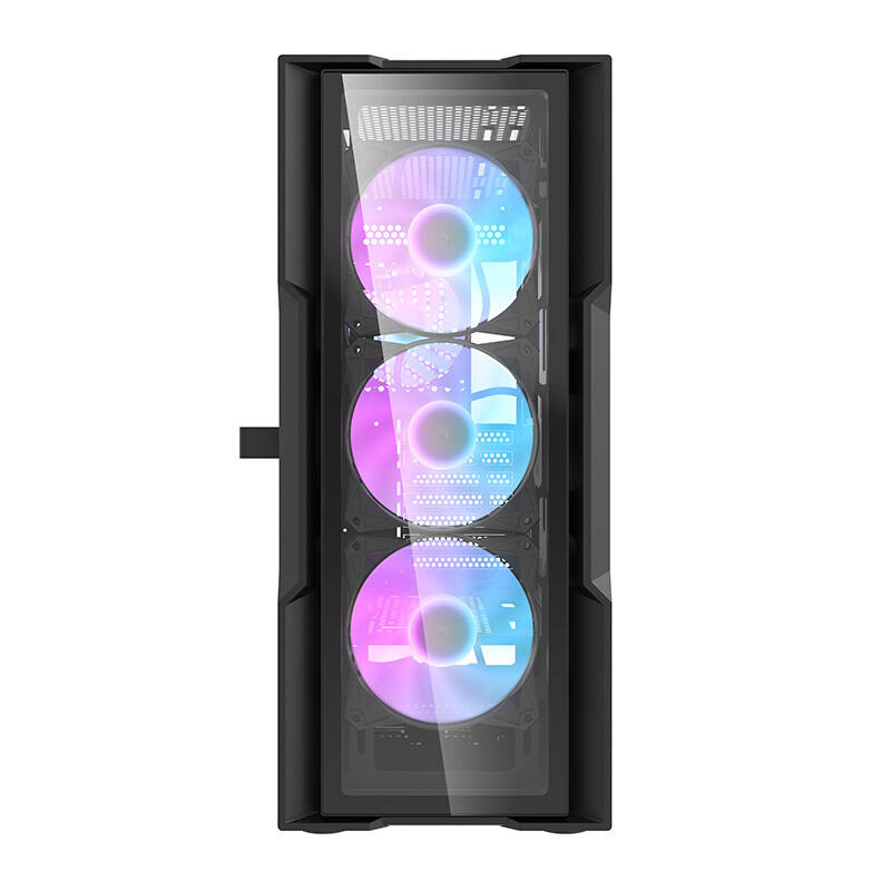 Darkflash DK431 GLASS Számítógépház Fekete