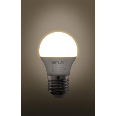 Retlux RLL 438 LED IZZÓ G45 E27 MINIG 6W WW