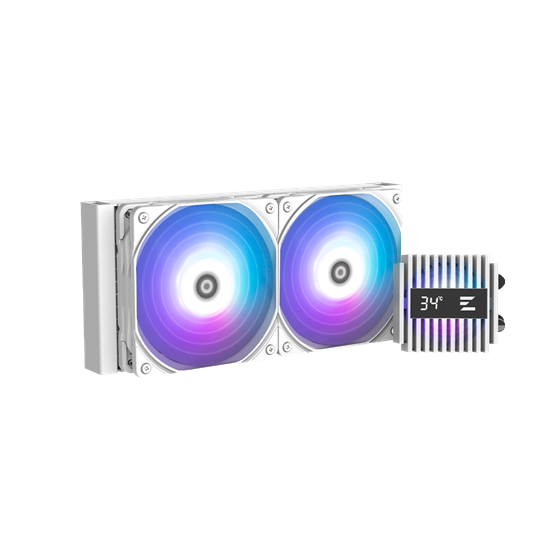  Zalman ALPHA2 24 Vízhűtés/Univerzális Fehér 240mm