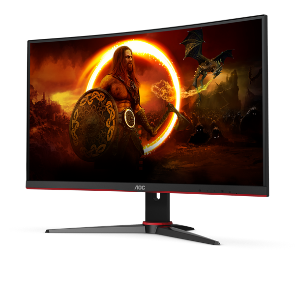 AOC C27G2E/BK Ívelt Gaming 165Hz VA monitor 27"