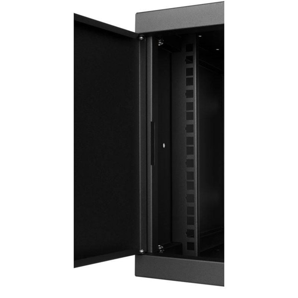 Stalflex 6U fali rack szekrény 10" 300mm fekete (RC10-6U-300MB)