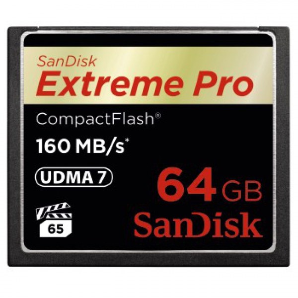 64GB Compact Flash Sandisk Extreme Pro (SDCFXPS-064G-X46 / 123844) 64GB Compact Flash Sandisk Extreme Pro (SDCFXPS-064G-X46 / 123844)