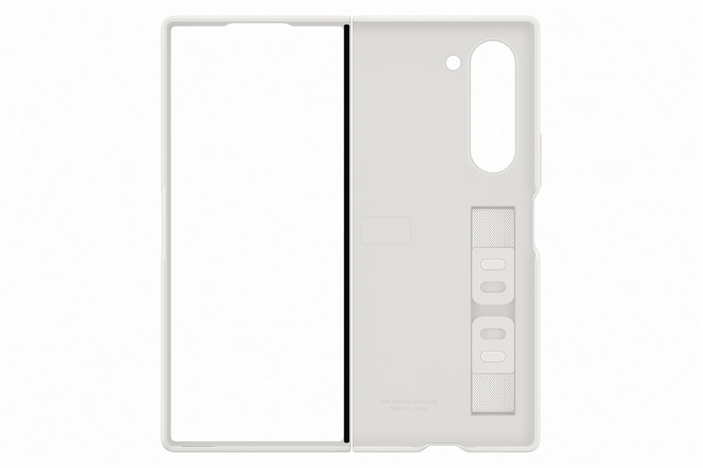 Samsung Galaxy Z Fold6 szilikon tok szíjjal fehér 