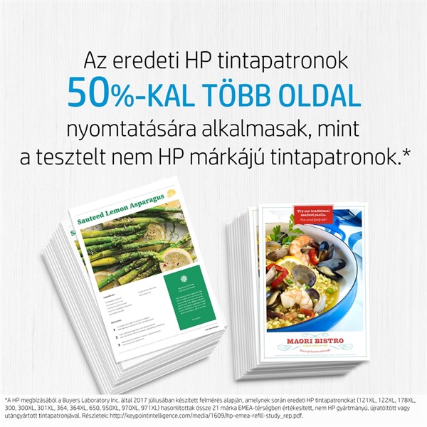 HP 967XL tintapatron fekete (3JA31AE)