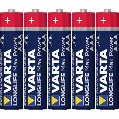 Mikroelem AAA, alkáli mangán, 1,5V, 4 db, Varta Max Tech LR03, AAA, LR3, AM4M8A, AM4, S