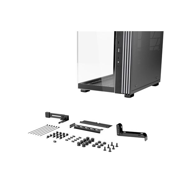 Be Quiet! LIGHT BASE 600 LX Black  ATX edzett üveg oldallap fekete Számítógépház  