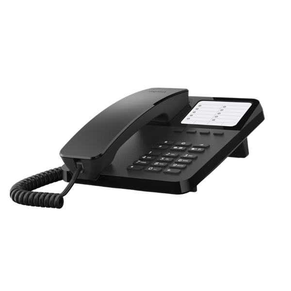 GIGASET Telefon DESK 400 telefon, fekete GIGASET Telefon DESK 400 telefon, fekete