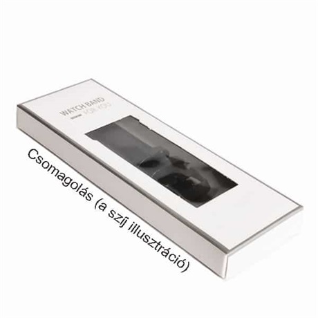Mybandz 22SKU4548 ELEGÁNS BŐRÓRASZÍJ / BARNA - FEKETE CSATTAL / 22MM Mybandz 22SKU4548 ELEGÁNS BŐRÓRASZÍJ / BARNA - FEKETE CSATTAL / 22MM