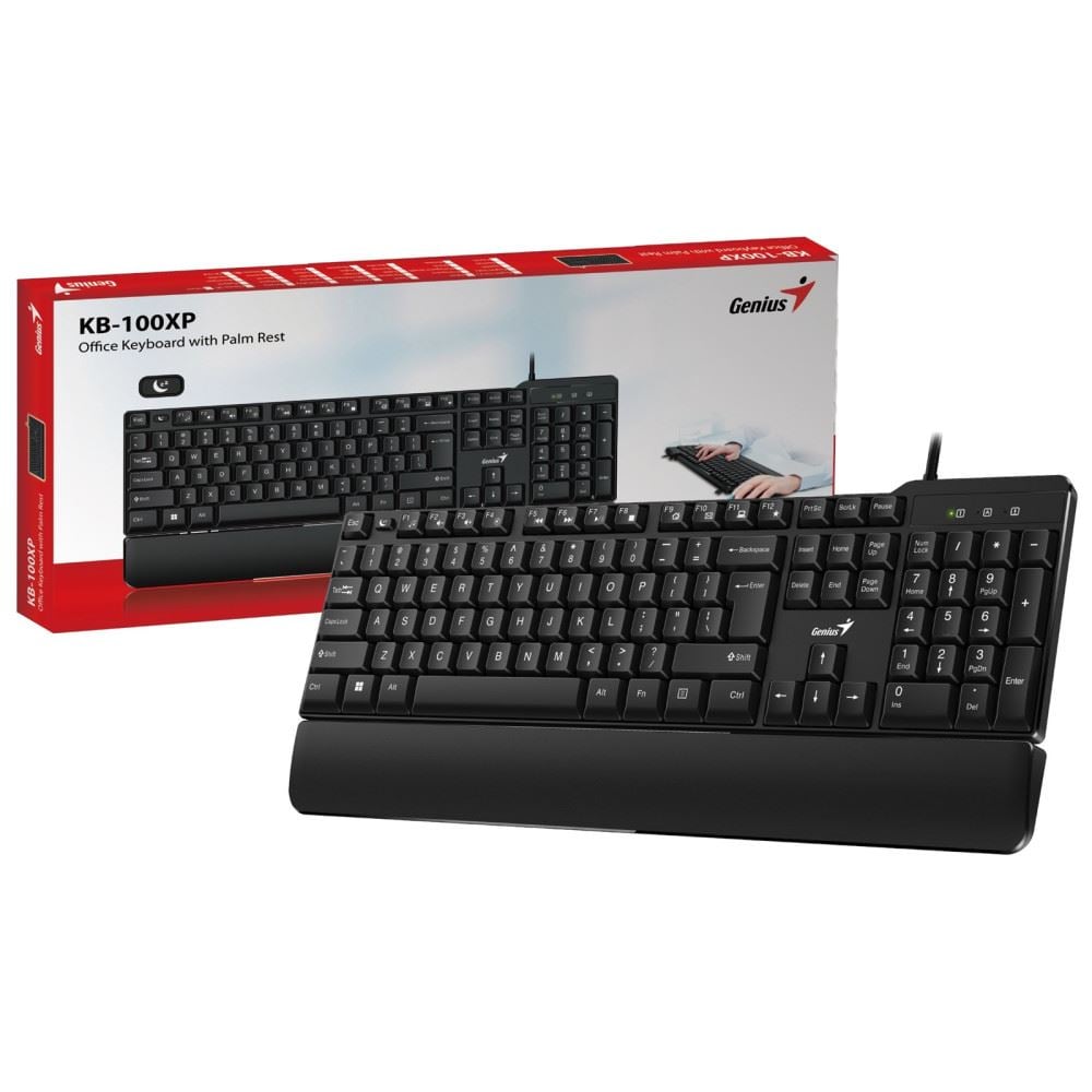 Genius KB-100XP billentyűzet fekete 