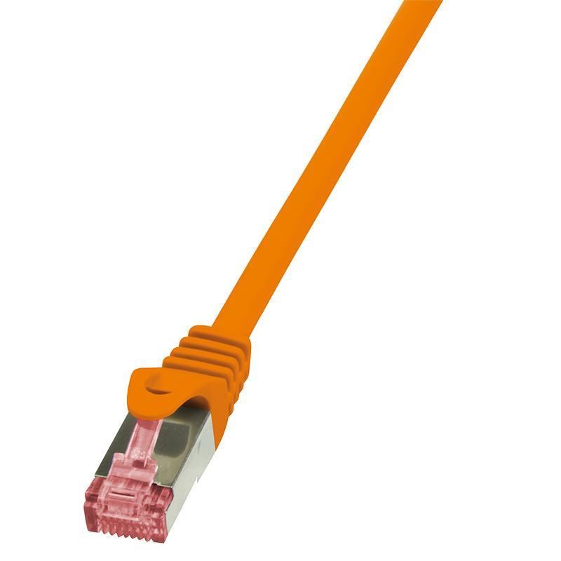 LogiLink 10G S/FTP PIMF PrimeLine patch kábel CAT6A 2m narancssárga (CQ3058S) LogiLink 10G S/FTP PIMF PrimeLine patch kábel CAT6A 2m narancssárga (CQ3058S)