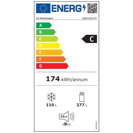 Lg GBV22NCCPY Alulfagyasztós hűtőszekrény