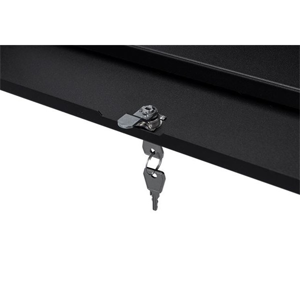 Stalflex 3U fali rack szekrény 19" 180mm fekete (CR19-3U-180-B)