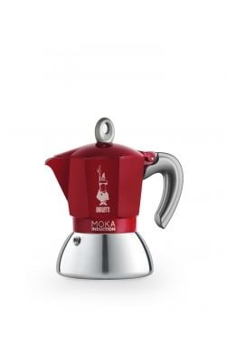 Bialetti Moka Induction 2 személyes kávéfőző piros (6942) Bialetti Moka Induction 2 személyes kávéfőző piros (6942)