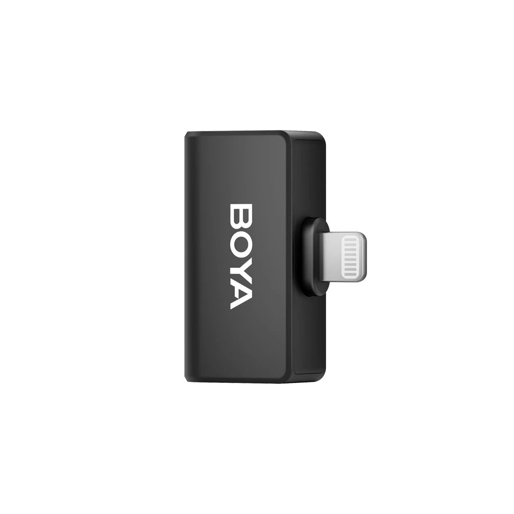 Boya Omic-D 2.4GHz Ultrakompakt vezetéknélküli szett (iOS 1+2 Töltődoboz) Fekete