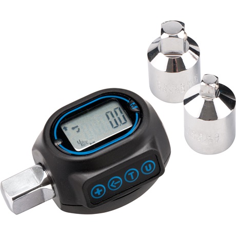 Extol Premium 8825300 DIGITÁLIS NYOMATÉK ADAPTER, HANGJELZÉSSEL, 1/2", ADAPTEREK: 1/4"ÉS 3/8"