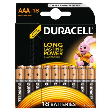 Duracell Basic DL Alkáli mini Ceruzaelem AAA 18db (MN2400B18) Duracell Basic DL Alkáli mini Ceruzaelem AAA 18db (MN2400B18)