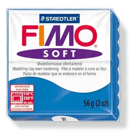 FIMO "Soft" gyurma 56g égethető meggy piros (8020-37)