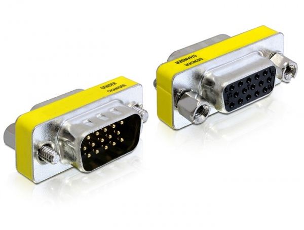 Delock DL65250 VGA male / female adapter