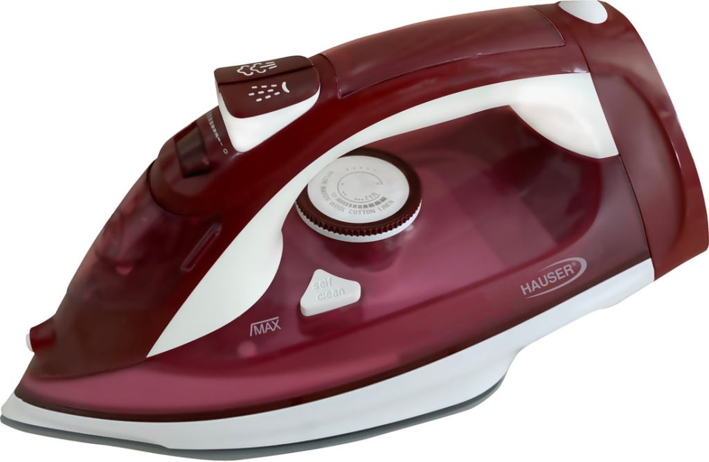 Hauser SI-2200 gőzölős vasaló bordó-fehér