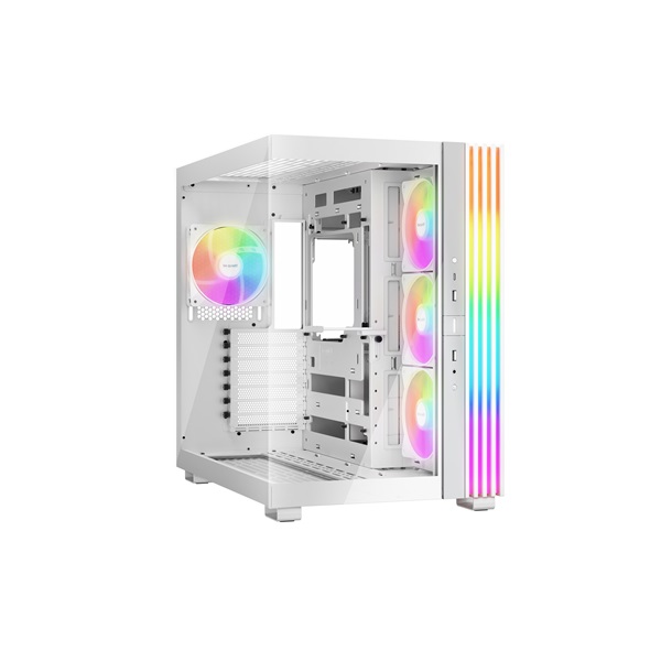Be Quiet! LIGHT BASE 600 LX White ATX edzett üveg oldallap fehér Számítógépház Be Quiet! LIGHT BASE 600 LX White ATX edzett üveg oldallap fehér Számítógépház