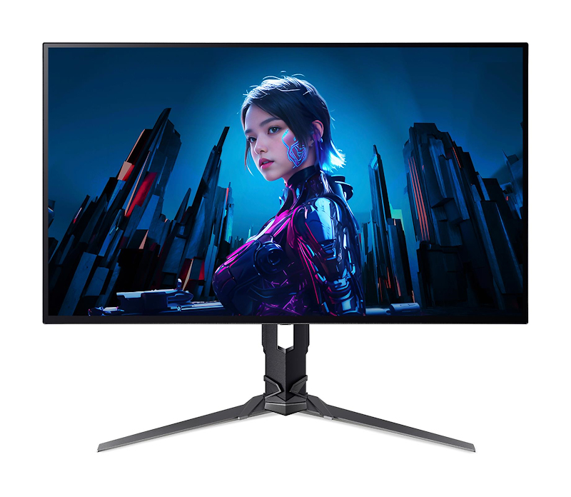 Acer 26,5" Predator X27UF3bmiipruzx Monitor - 2560x1440, QHD, OLED, QD-OLED, 480Hz, 0,01ms, Hangszóró, FreeSync, Pivot, Gamer, Fekete