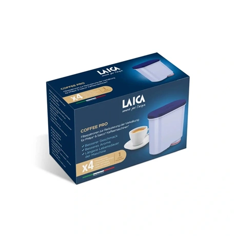 Laica E4BBA01 Vízszűrő betét 4db Philips és Saeco kávéfőzőkhöz