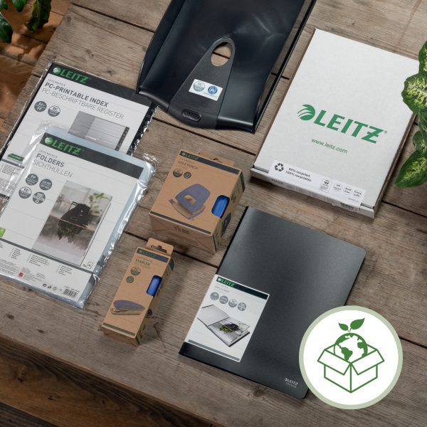 Leitz Recycle A4 PP zöld irattartó tasak