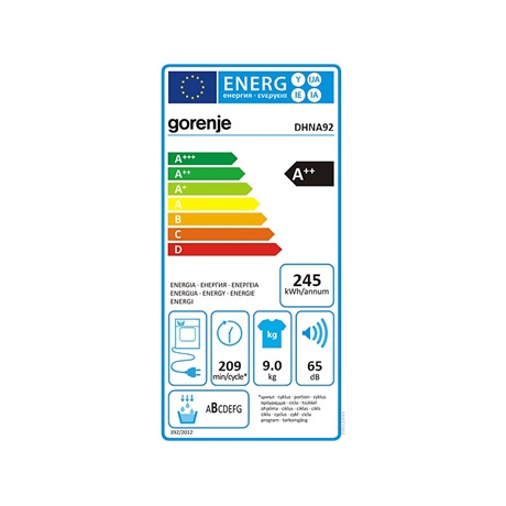 Gorenje DHNA92 Hőszivattyús szárítógép
