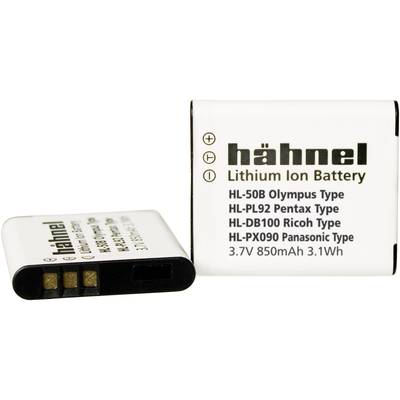 Kamera akku Hähnel Megfelelő eredeti akku LI-50B, Li-52B, D-LI92, DB-100 3.7 V 850 mAh HL-50B