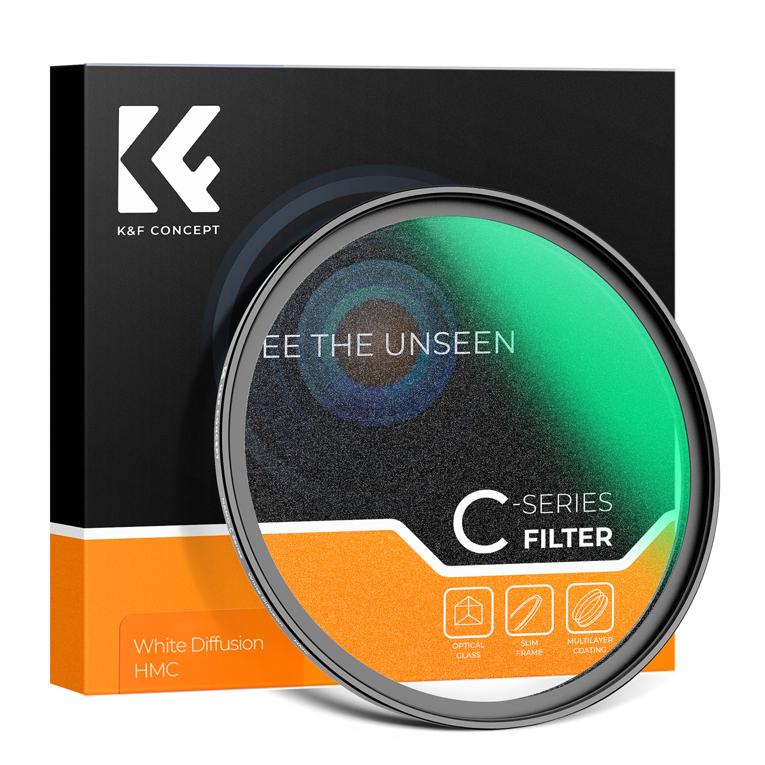 K&F Concept C Serie White Mist Cinematic Effect szűrő, 77mm