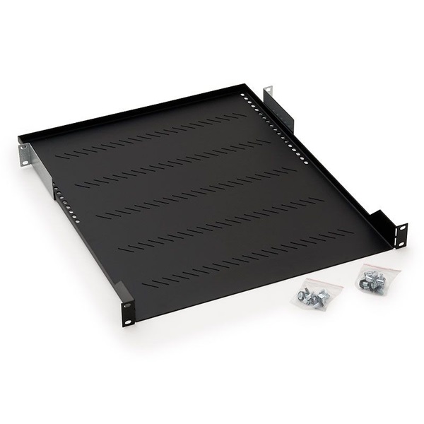 KELINE  1U 550mm mély 19"  teherbírás: 80kg Perforált polc
