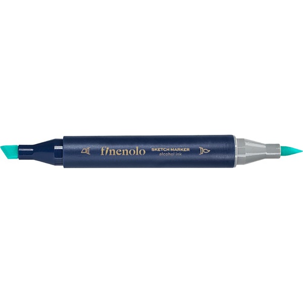 Deli Finenolo 57 - Turquoise Green Light kétvégű permanent ART marker Deli Finenolo 57 - Turquoise Green Light kétvégű permanent ART marker