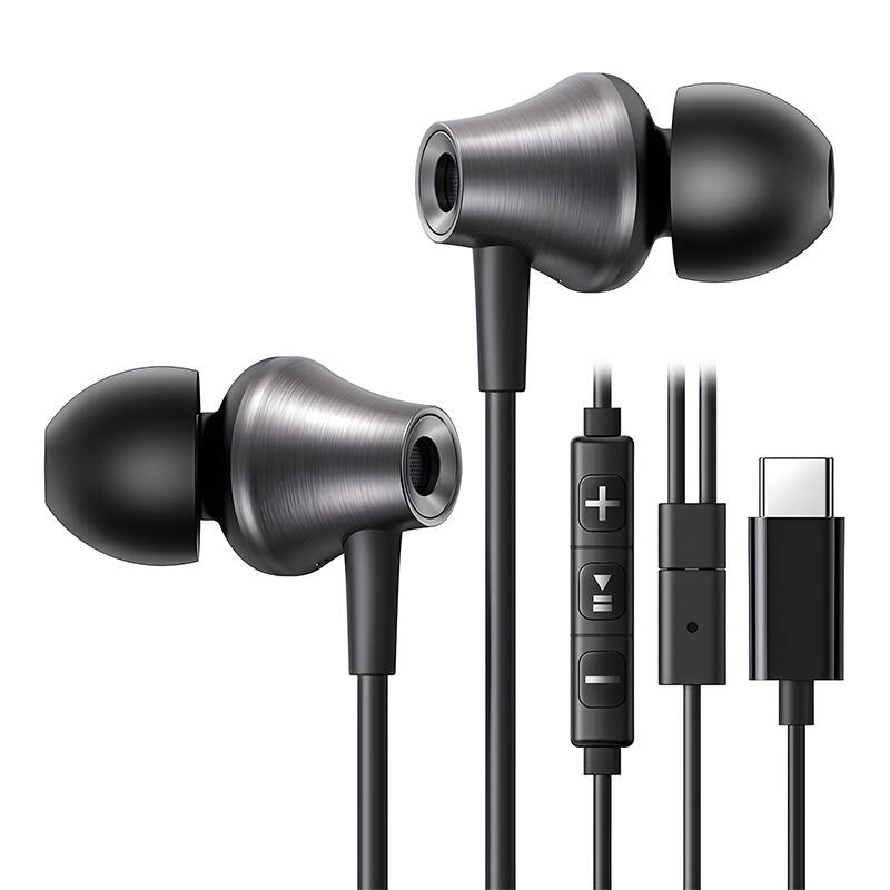 Ugreen EP105 vezetékes fülhallgató  USB-C 1,2 m Fekete 